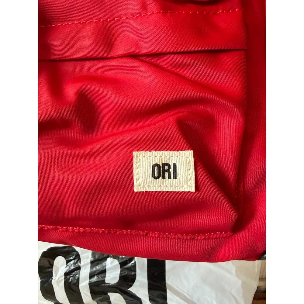 ORI London Bantry B Small Recycled Nylon Backpack Cranberry Red BANTBSRNCRA NWT